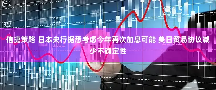 信捷策路 日本央行据悉考虑今年再次加息可能 美日贸易协议减少不确定性