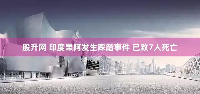 股升网 印度果阿发生踩踏事件 已致7人死亡